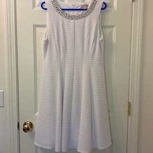 Dress Barn White Sleeveless Dress Size 16